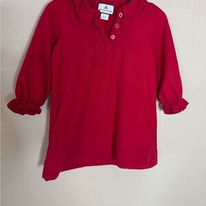 Petite Plume Red Cotton Dress Size 2